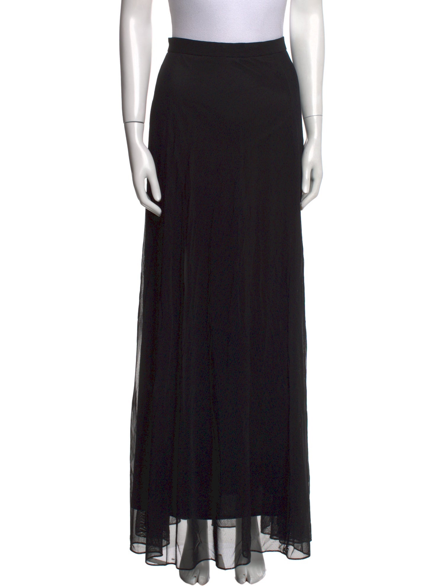 Tadashi Shoji Mesh Accents Midi Length Skirt