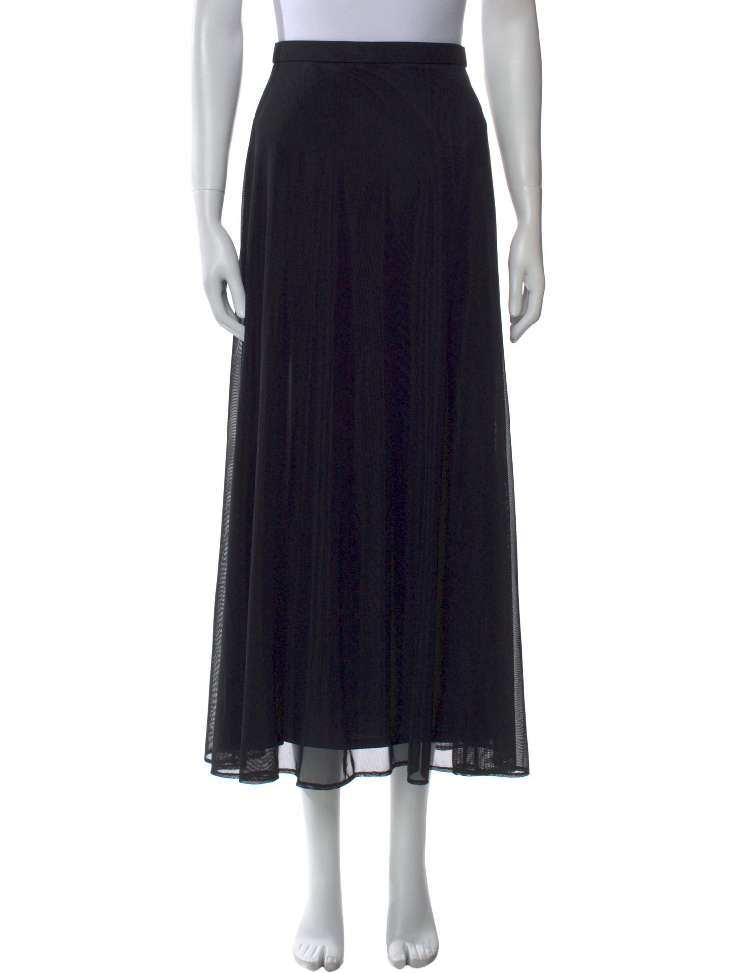 Tadashi Shoji Nylon Midi Length Skirt