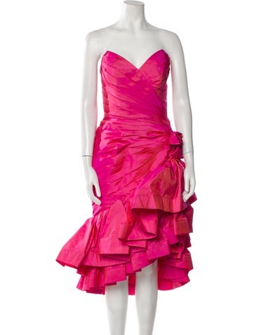 Tadashi Shoji Dresses Strapless Midi Length Dress M