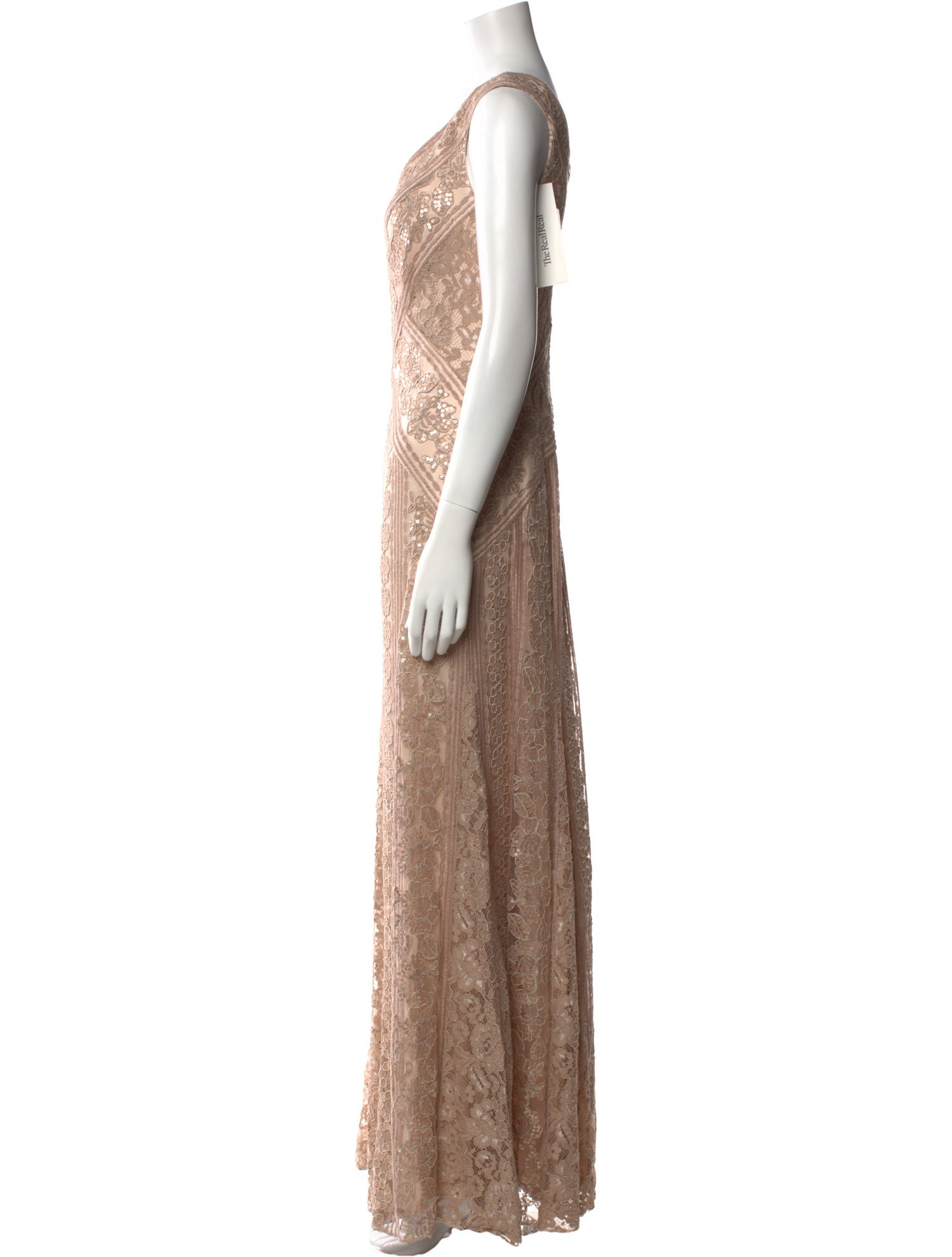 Tadashi Shoji Patterned Long Dress