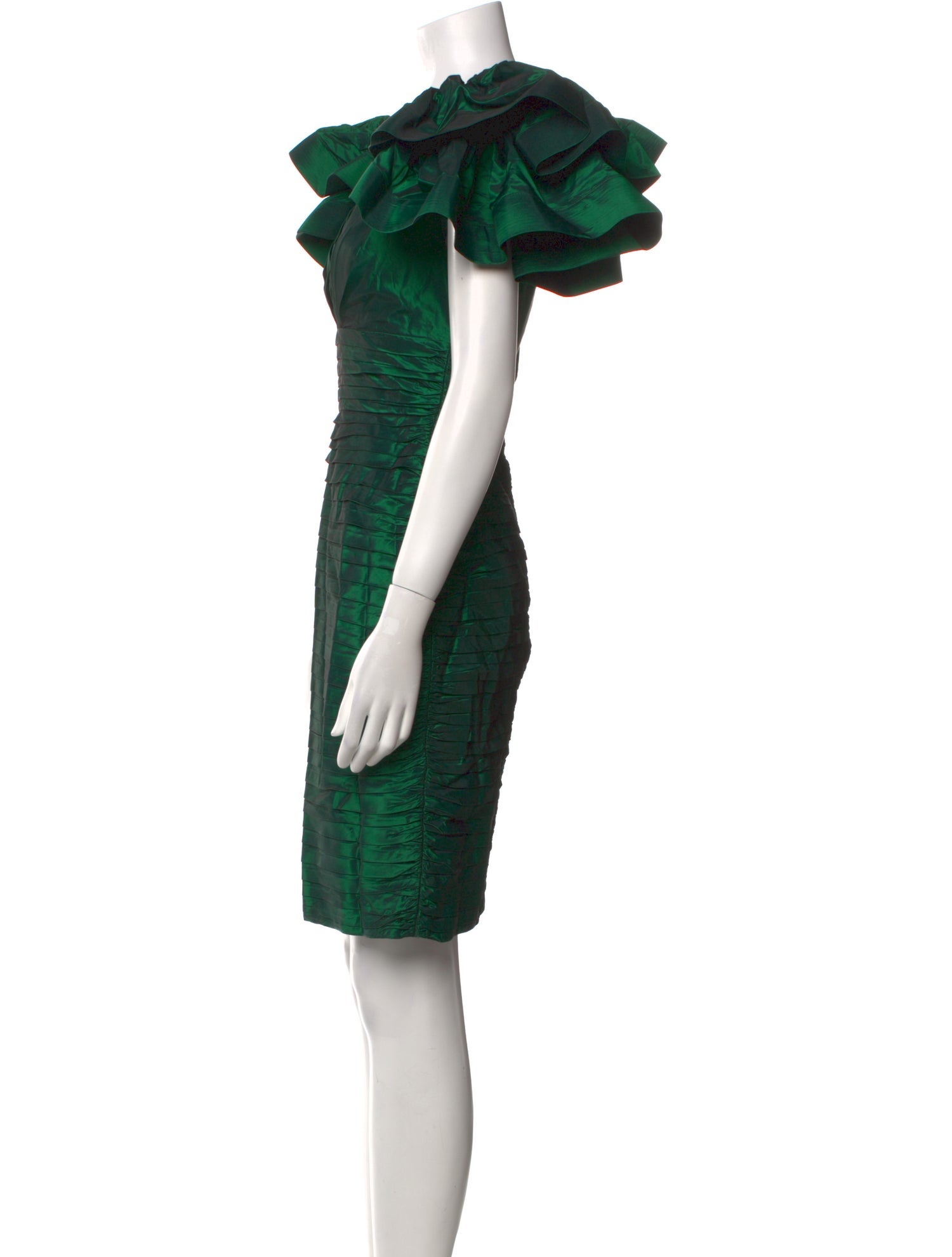 Tadashi Shoji V-Neck Mini Dress