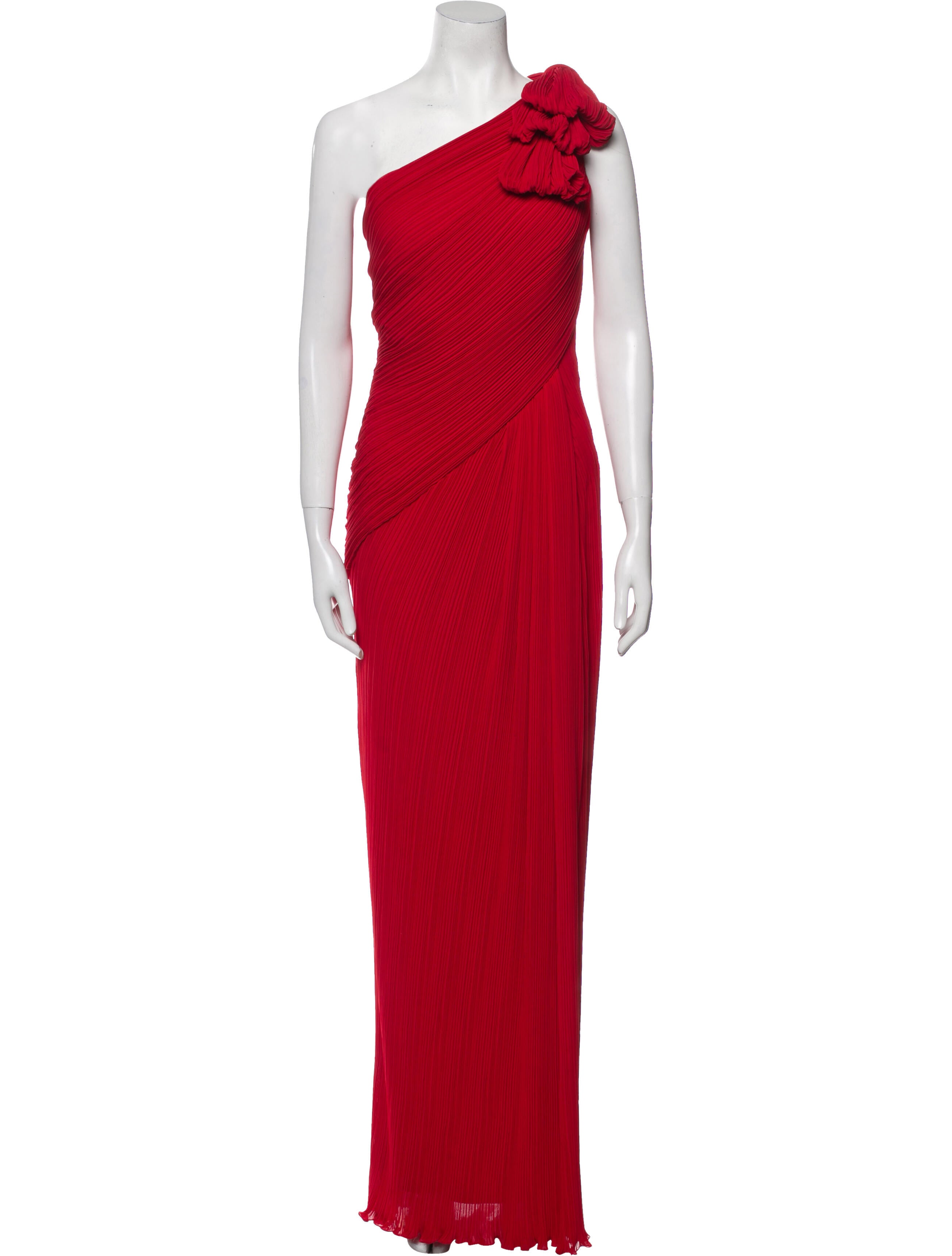 Tadashi Shoji One-Shoulder Long Dress