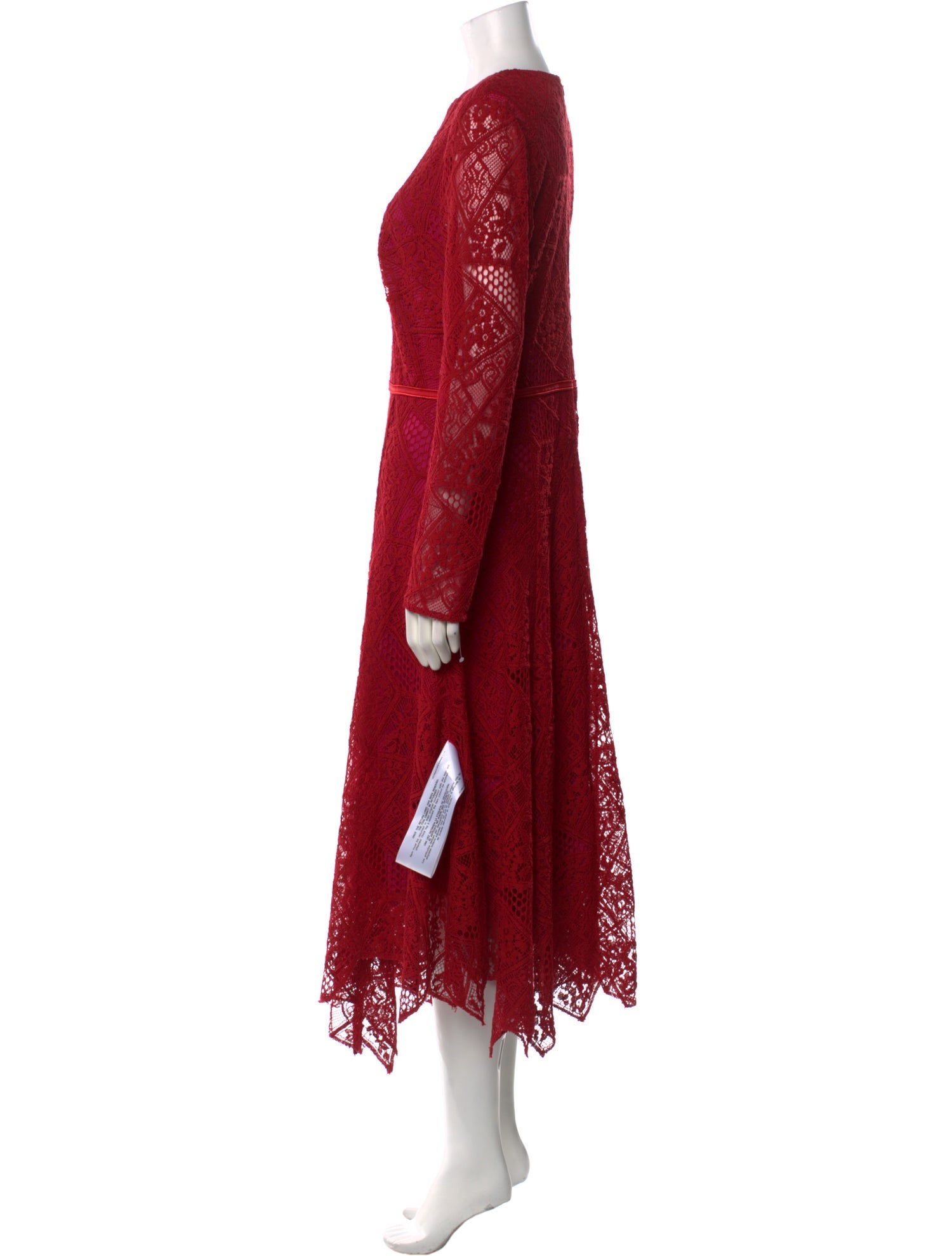 Tadashi Shoji Crew Neck Long Dress