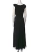 Tadashi Shoji V-Neck Long Dress