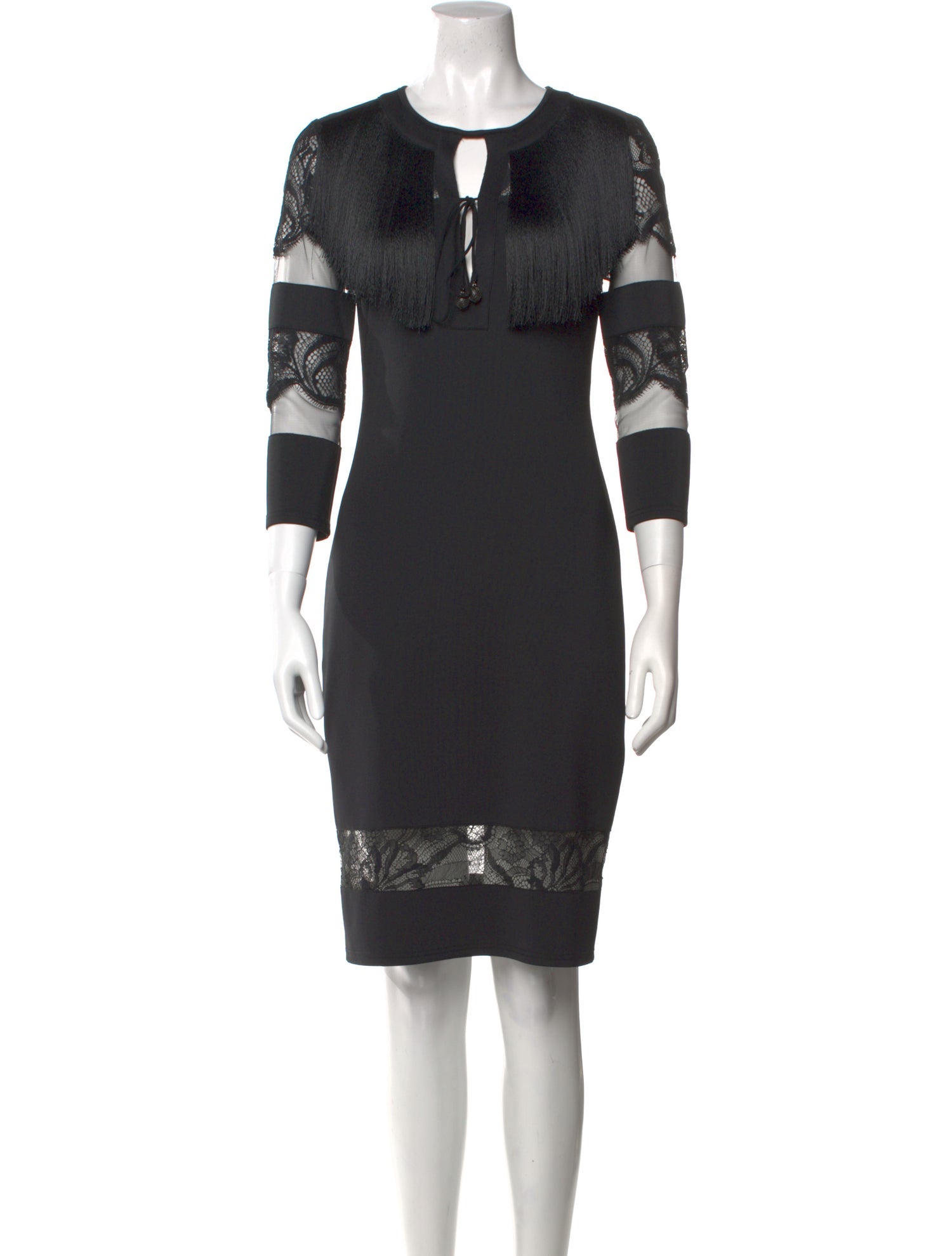 Tadashi Shoji Crew Neck Knee-Length Dress