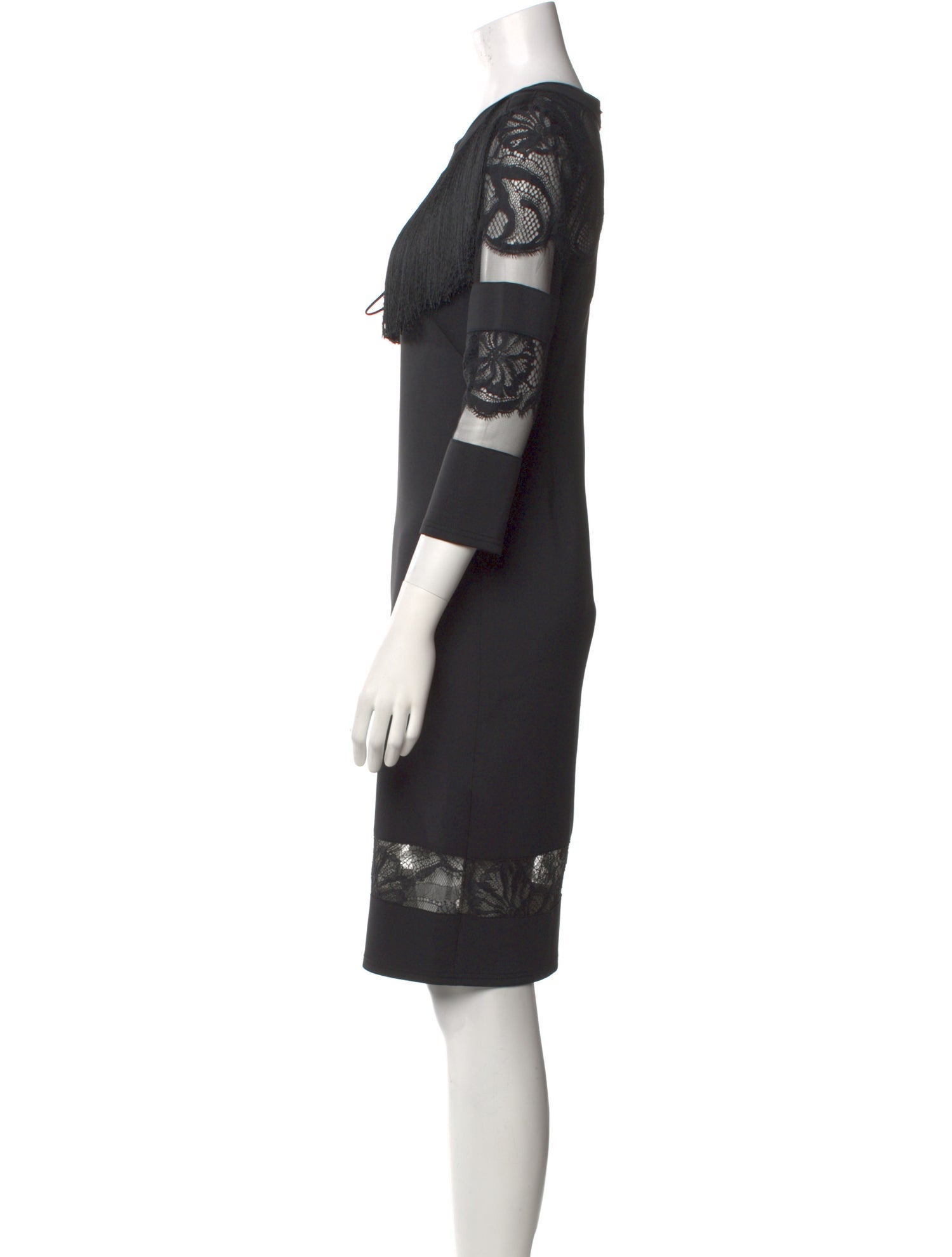 Tadashi Shoji Crew Neck Knee-Length Dress