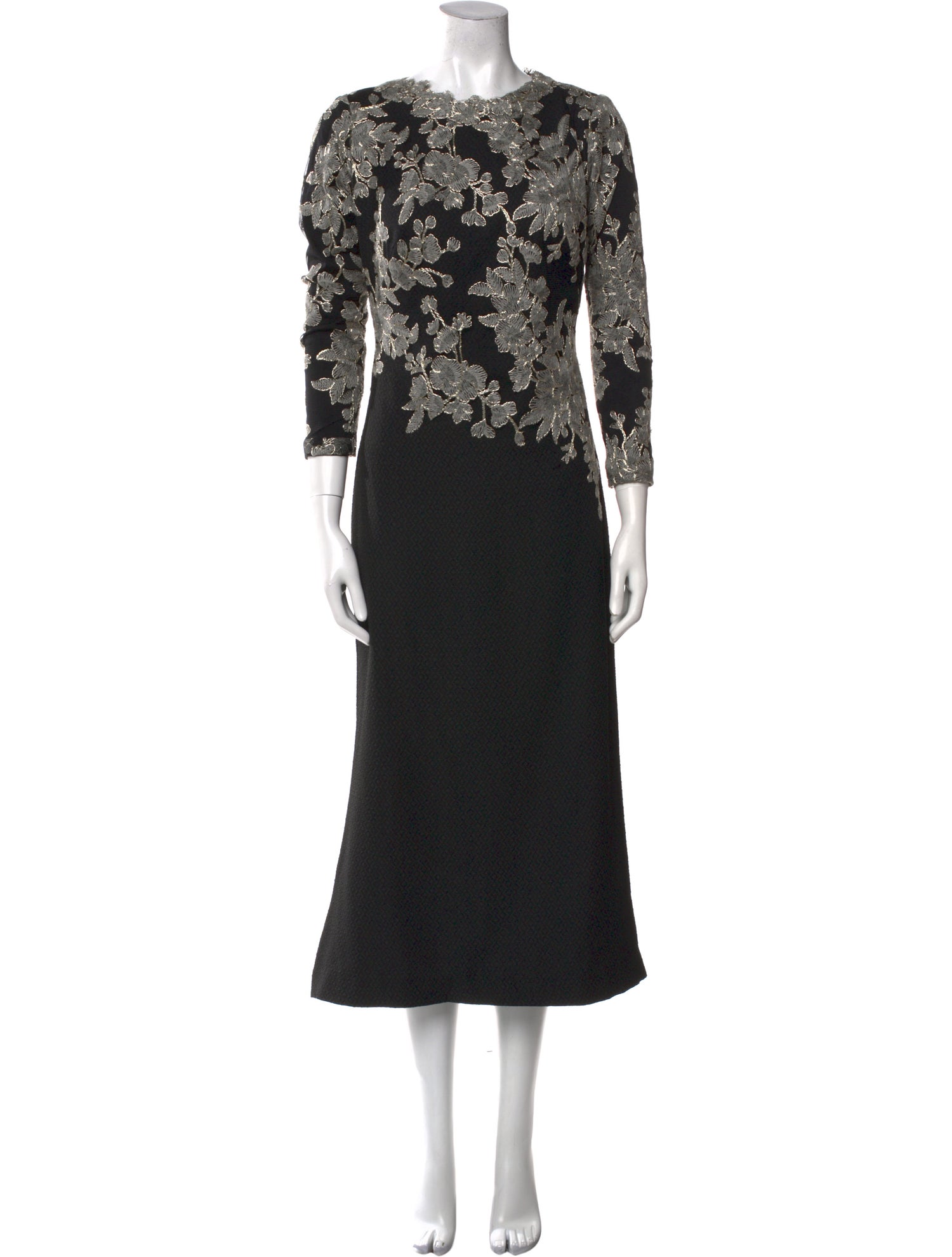 Tadashi Shoji Floral Print Long Dress