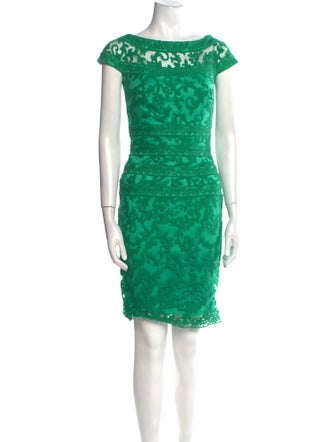 Tadashi Shoji Lace Pattern Mini Dress