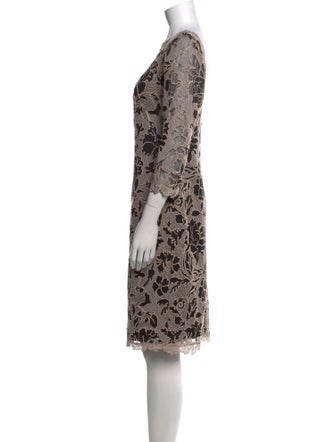 Tadashi Shoji Printed Knee-Length Dress