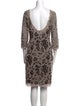 Tadashi Shoji Printed Knee-Length Dress