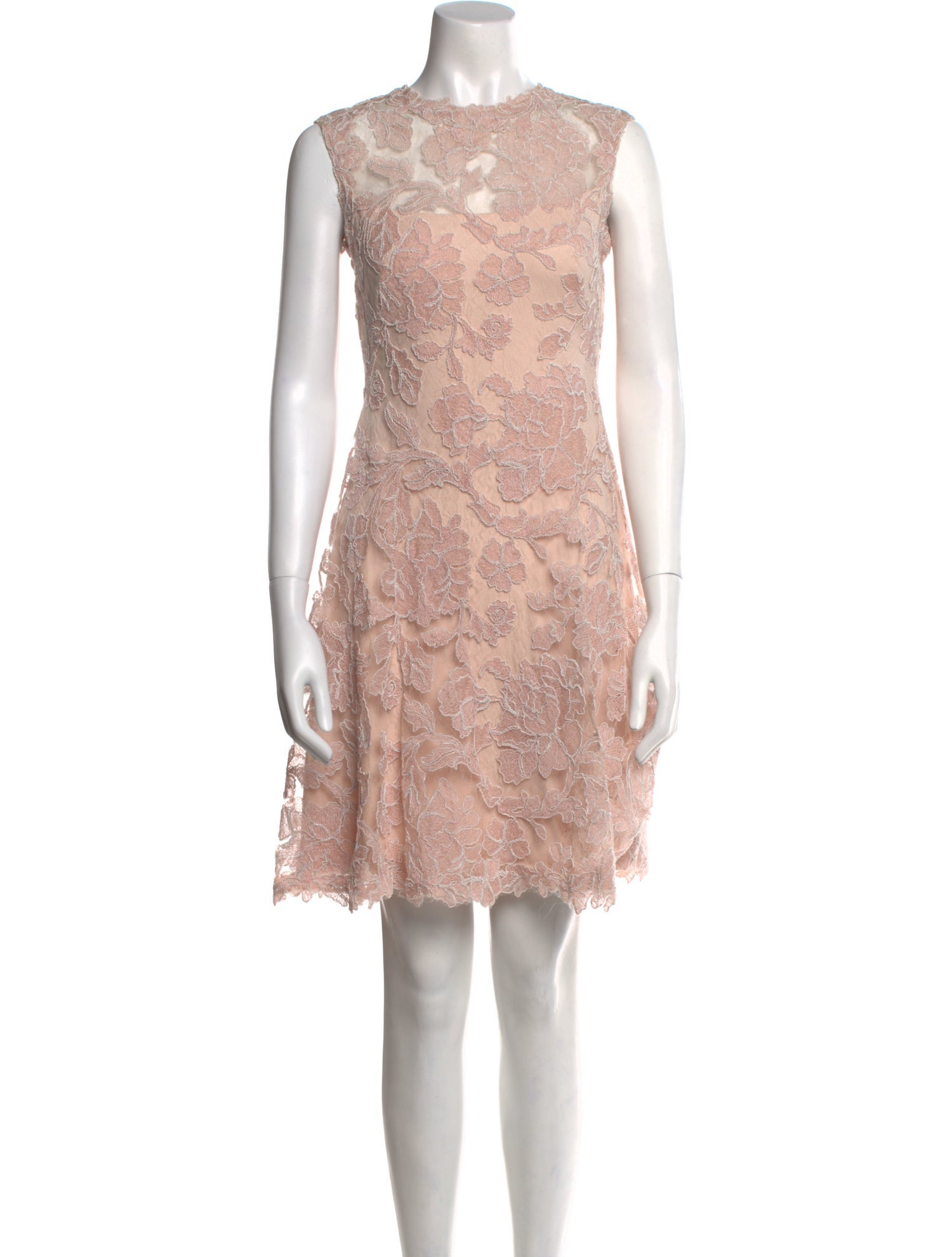 Tadashi Shoji Lace Pattern Mini Dress