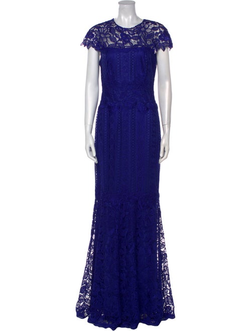 Tadashi Shoji Lace Pattern Long Dress