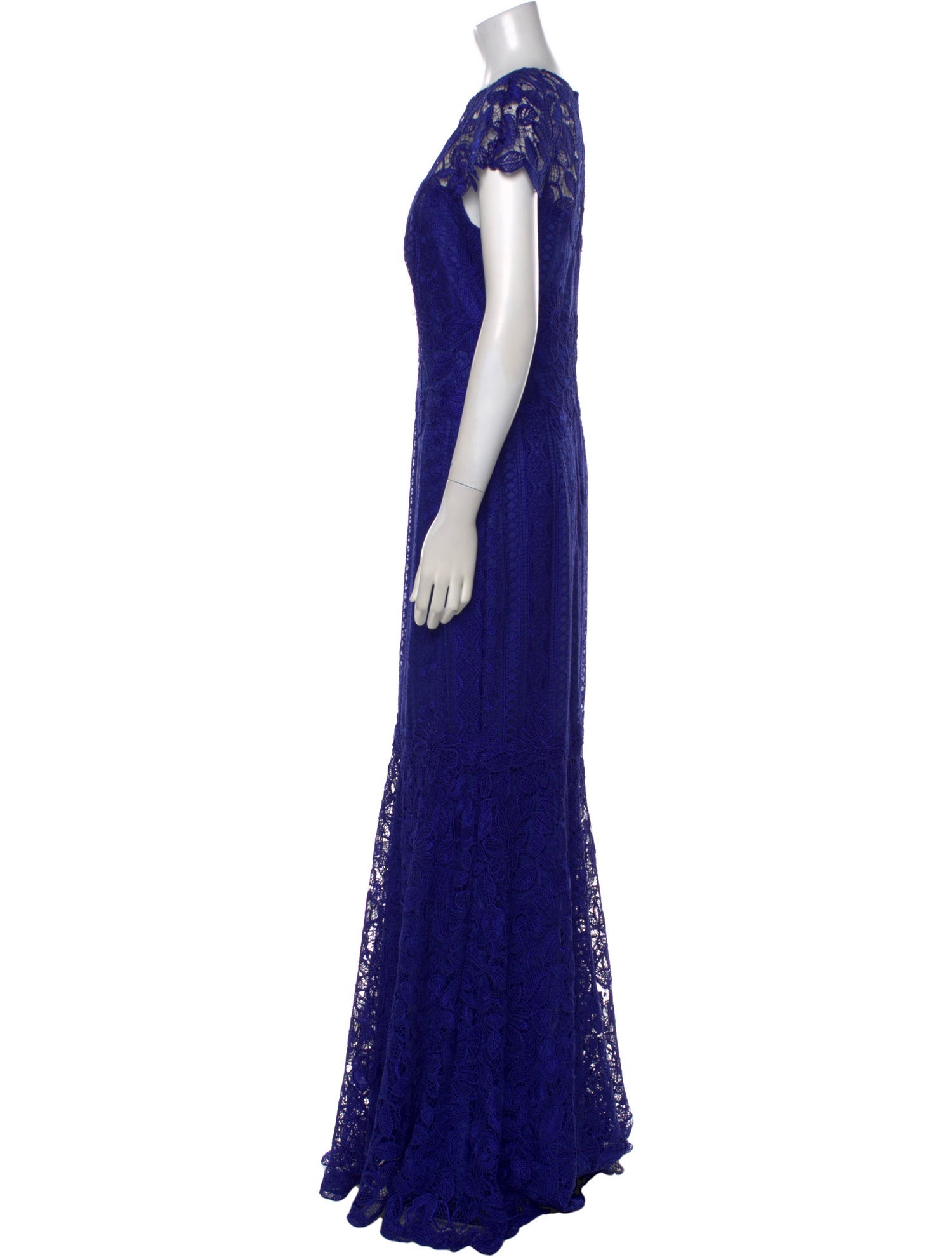 Tadashi Shoji Lace Pattern Long Dress