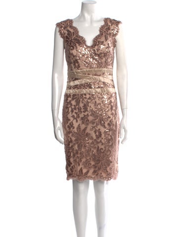 Tadashi Shoji Dresses Lace Pattern Knee-Length Dress US 4 | S