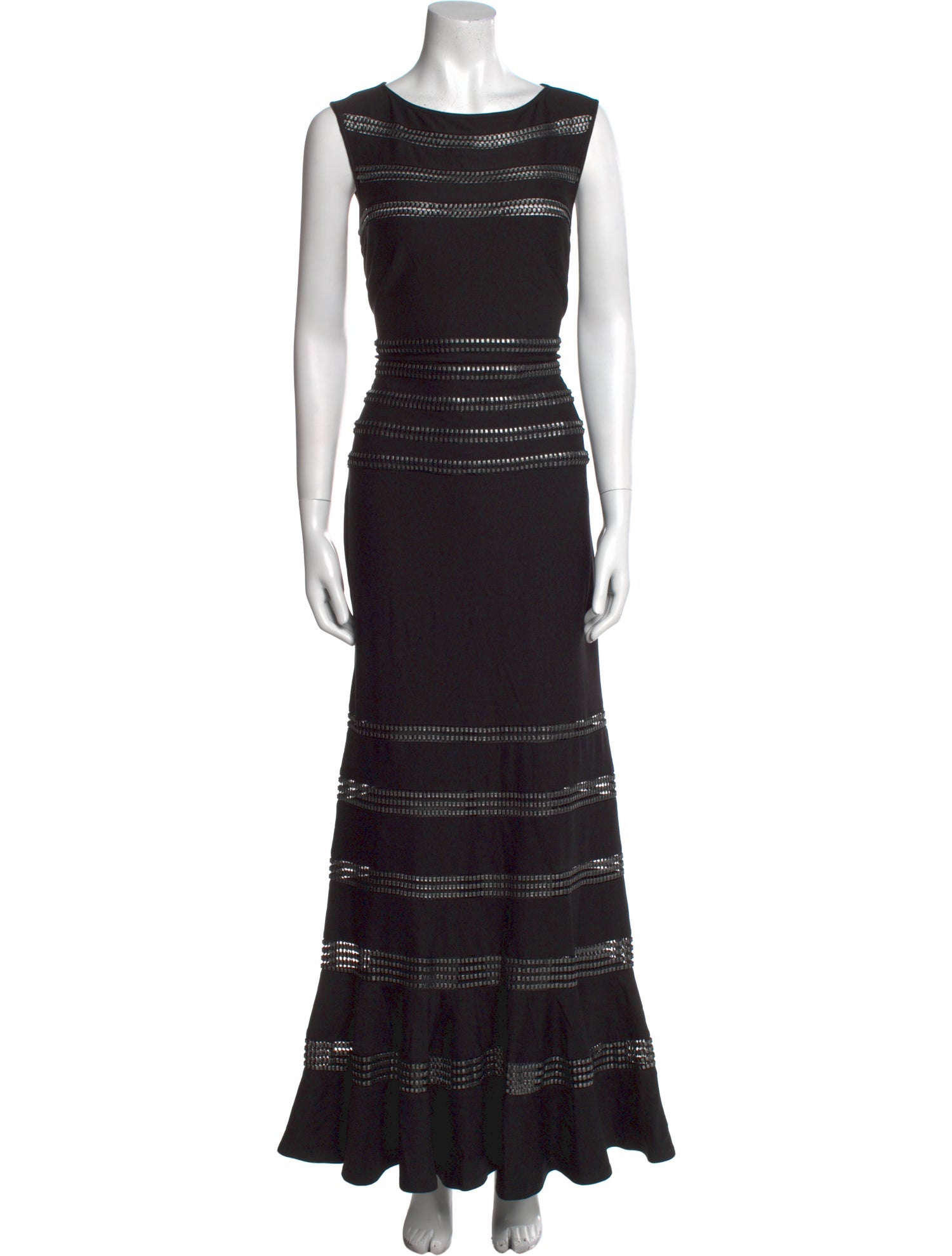 Tadashi Shoji Scoop Neck Long Dress