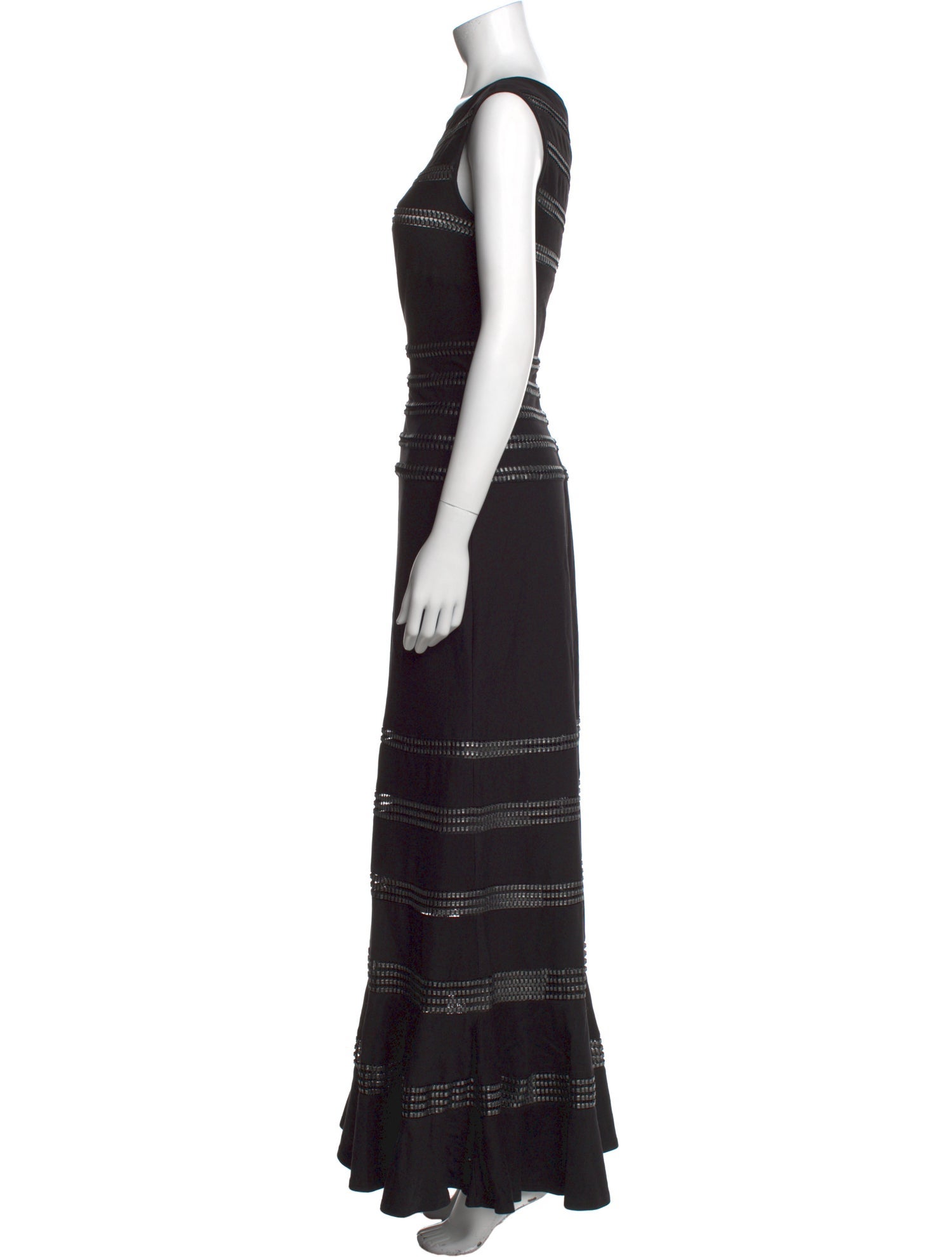 Tadashi Shoji Scoop Neck Long Dress