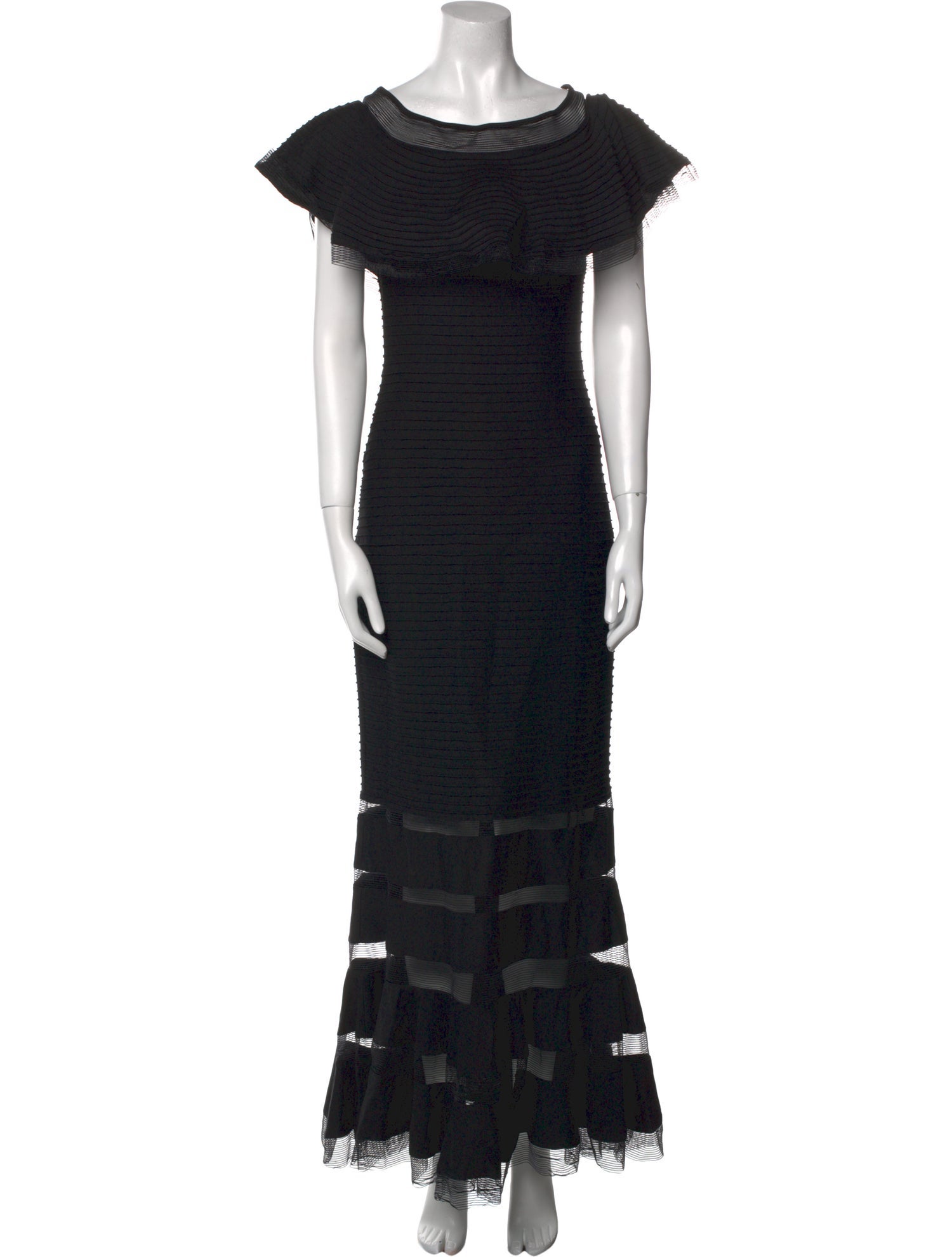 Tadashi Shoji Scoop Neck Long Dress