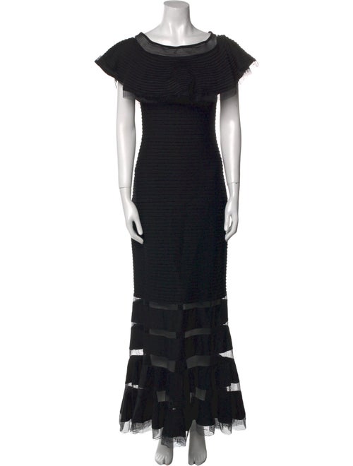 Tadashi Shoji Scoop Neck Long Dress