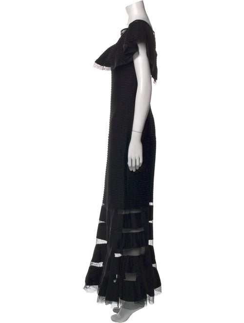 Tadashi Shoji Scoop Neck Long Dress