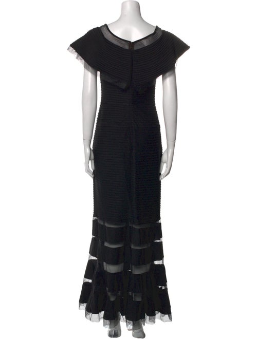 Tadashi Shoji Scoop Neck Long Dress