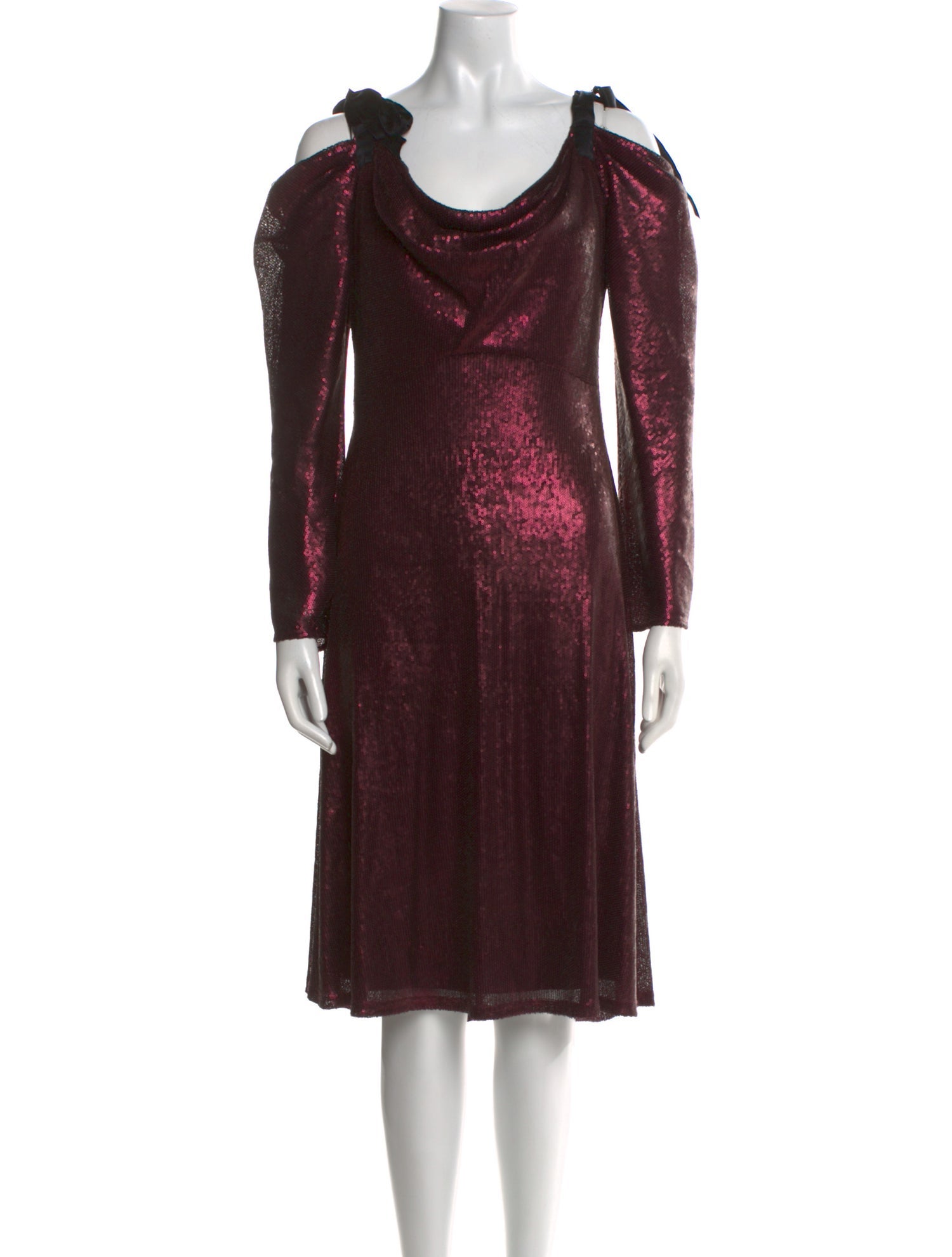 Tadashi Shoji Sequin Midi Length Dress