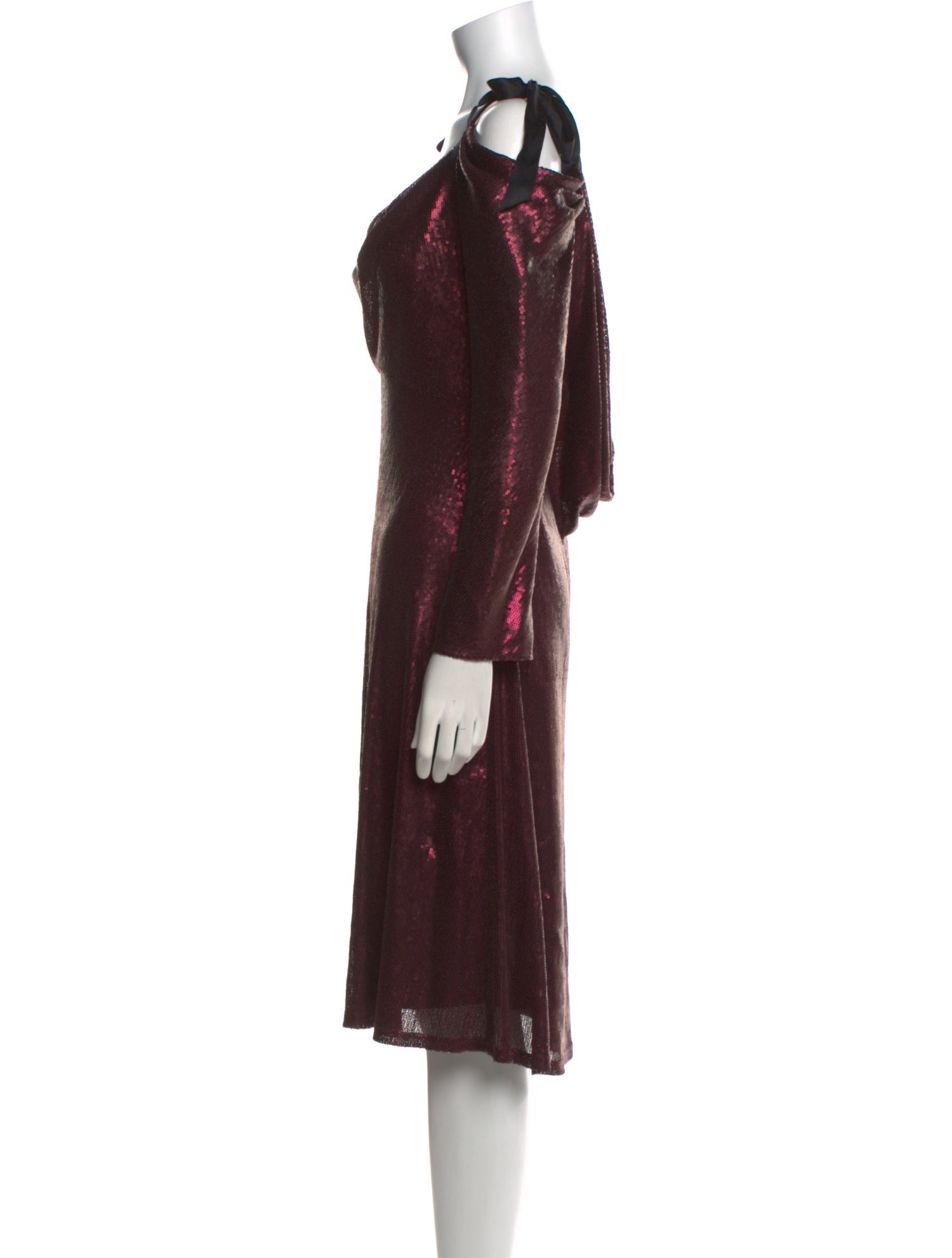 Tadashi Shoji Sequin Midi Length Dress