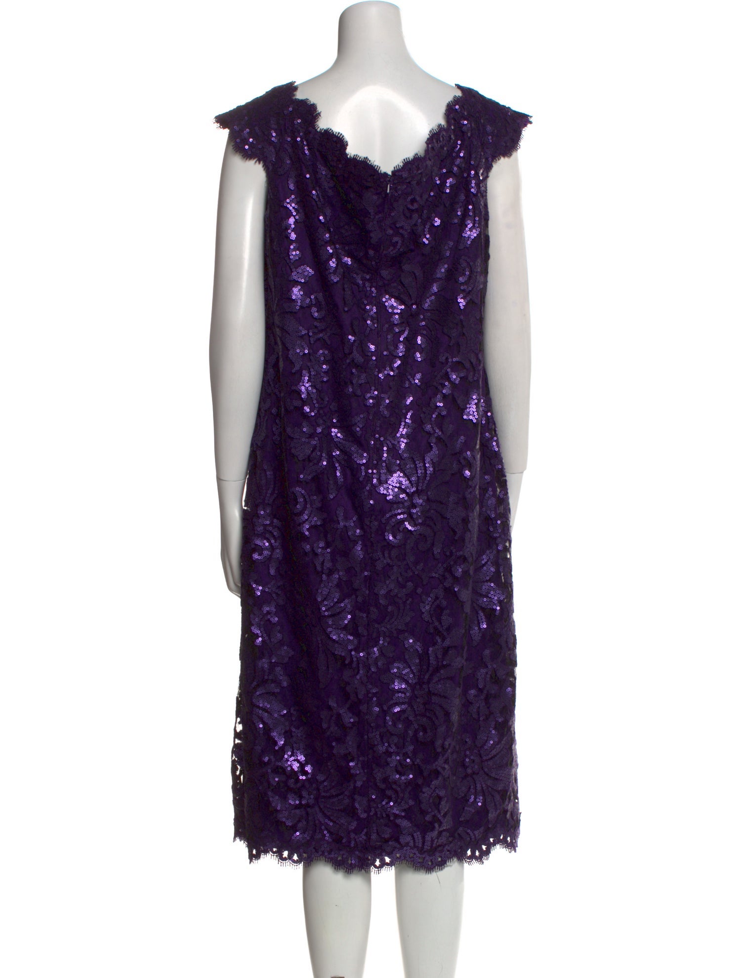 Tadashi Shoji Patterned Midi Length Dress