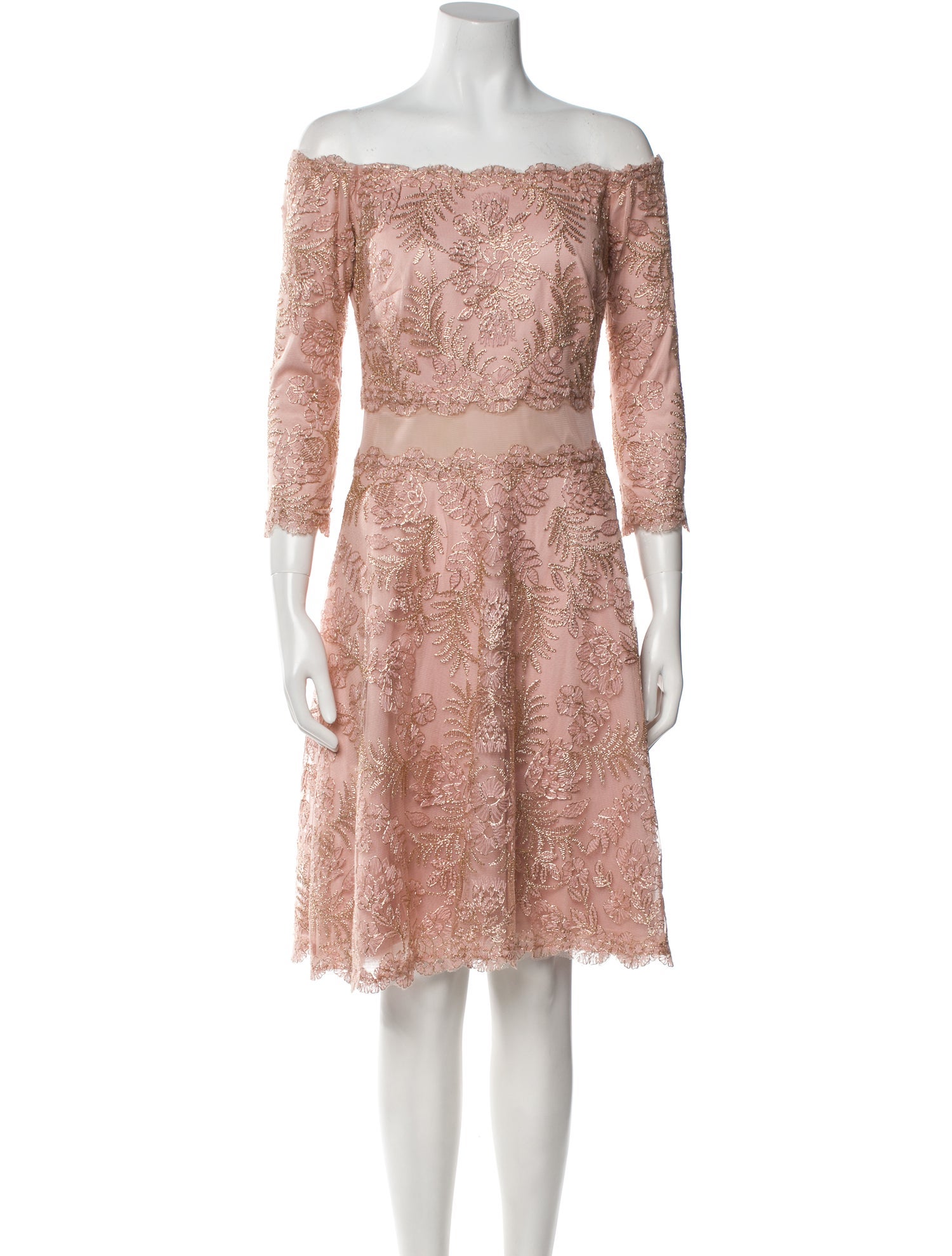 Tadashi Shoji Mesh Mini Dress w/ Tags