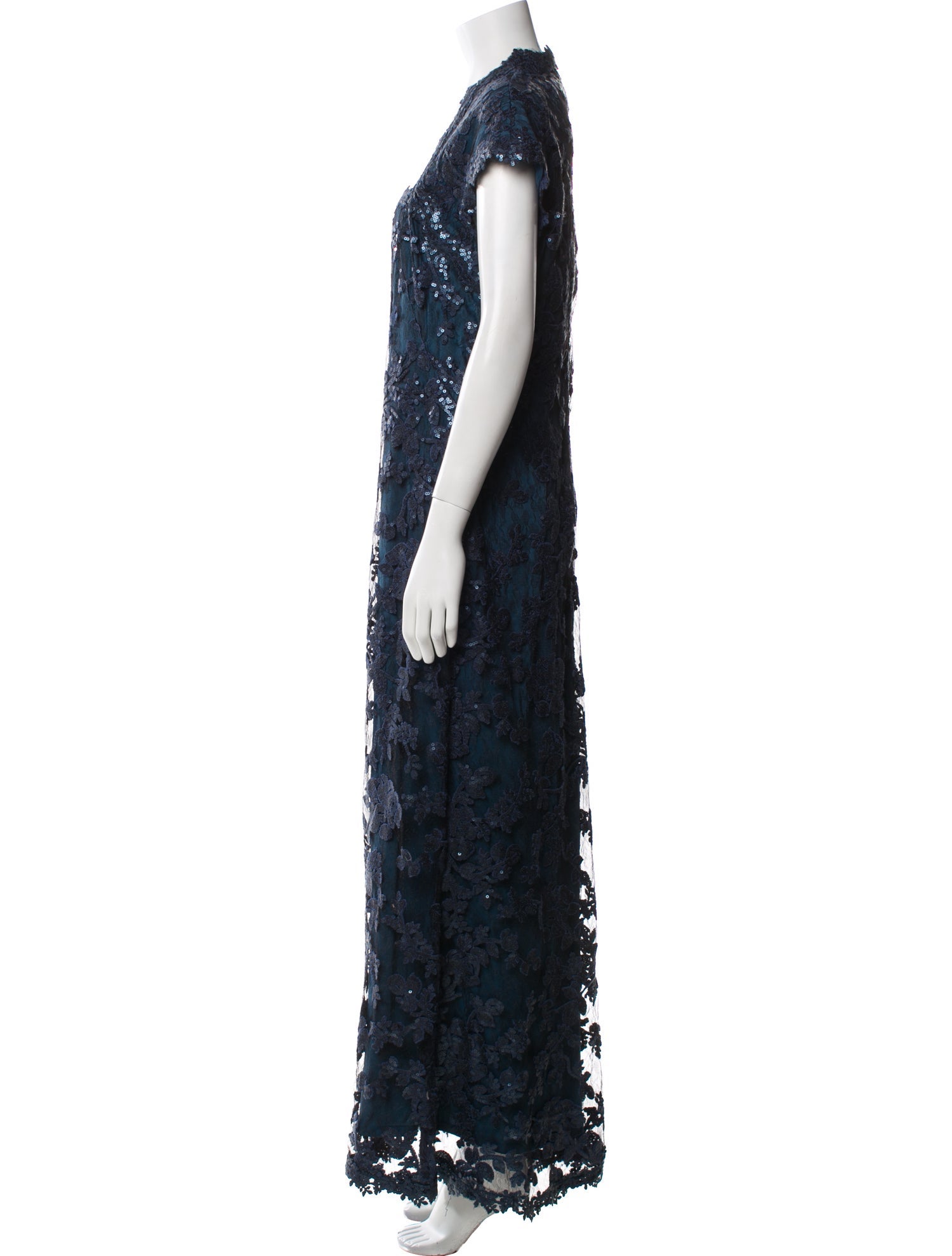 Tadashi Shoji Sequin Long Dress