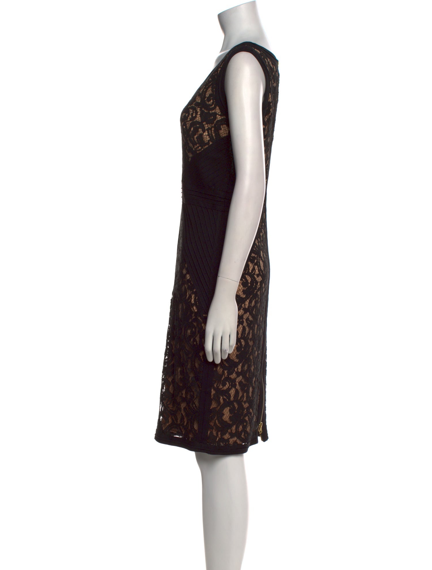 Tadashi Shoji Lace Pattern Knee-Length Dress