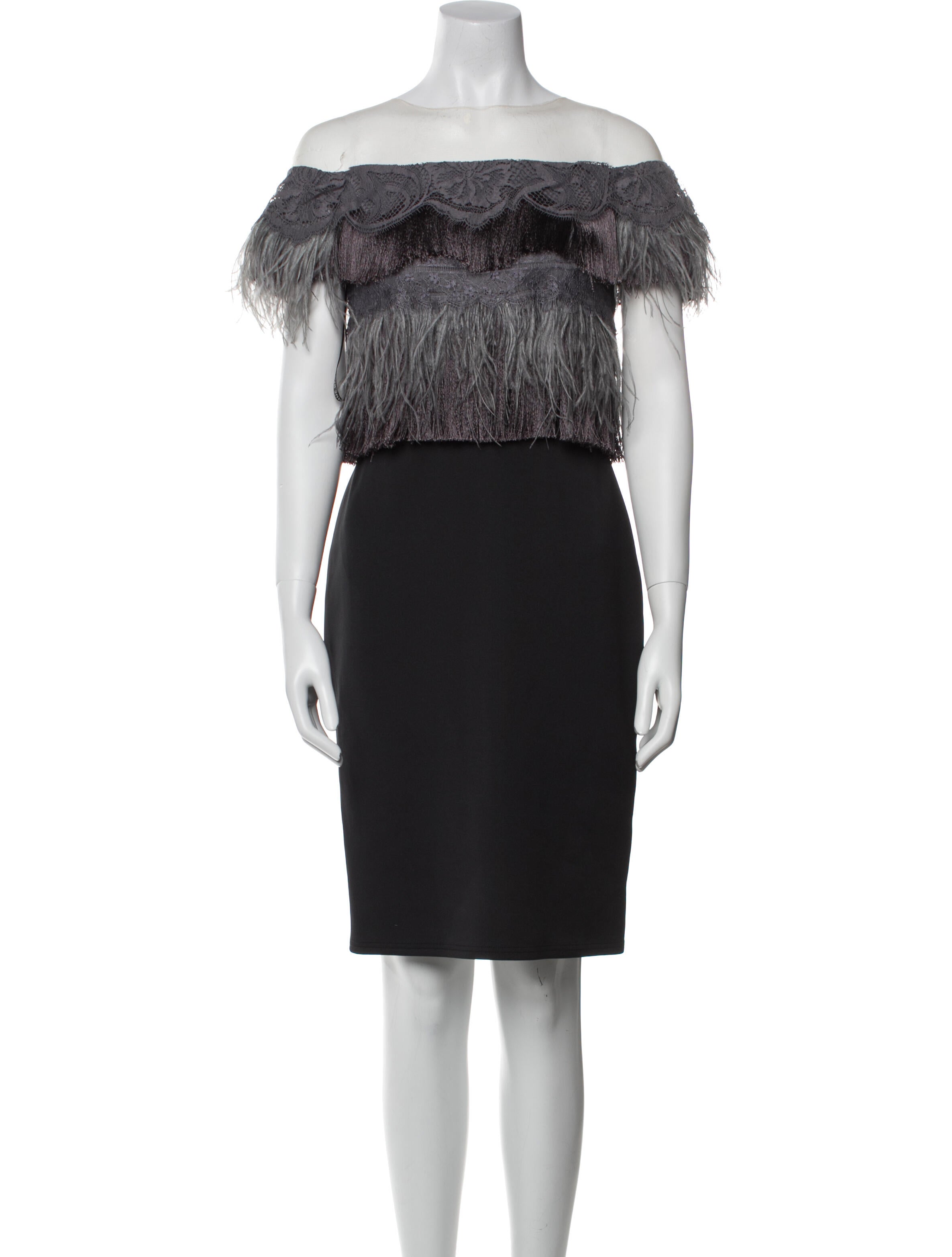 Tadashi Shoji Off-The-Shoulder Mini Dress