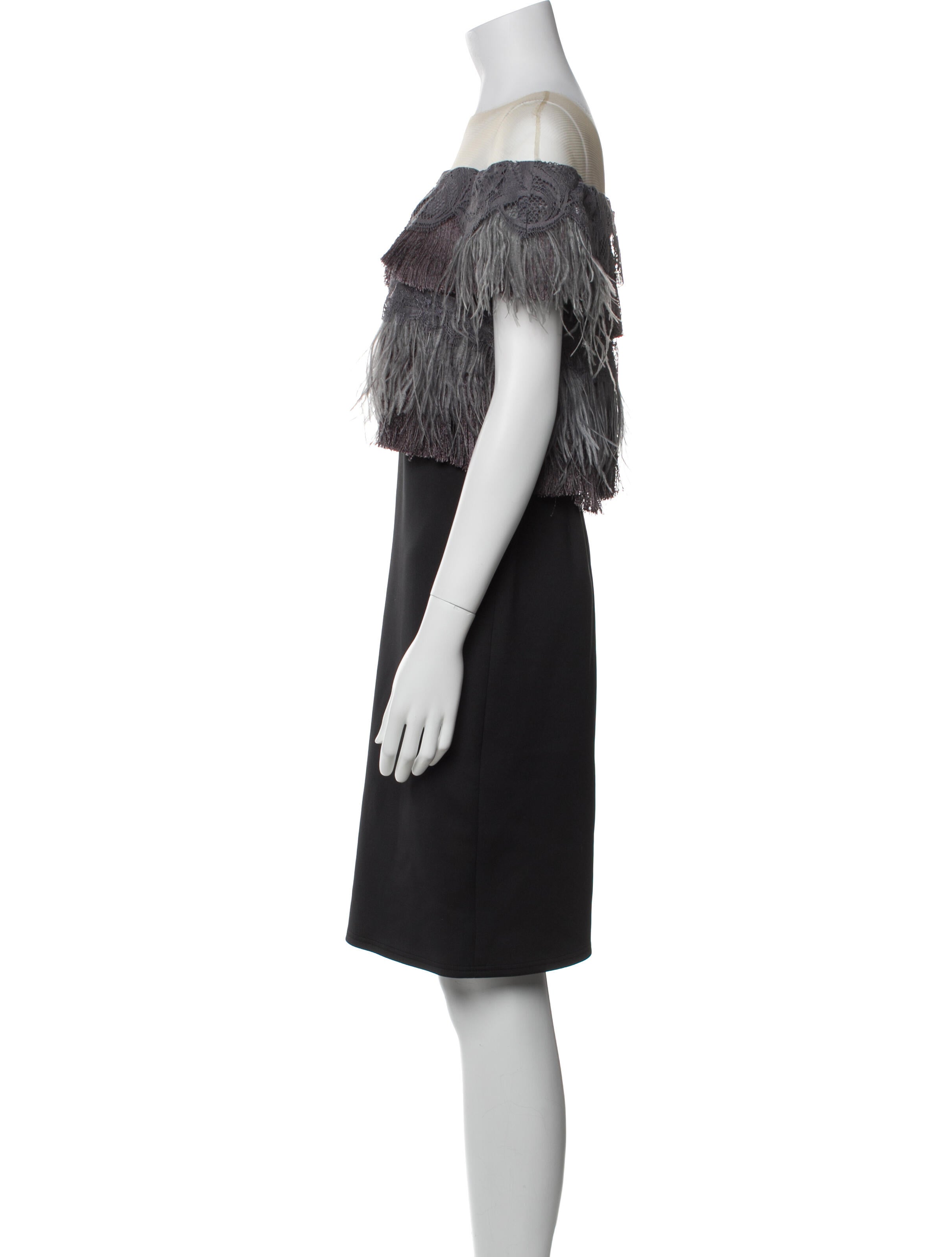 Tadashi Shoji Off-The-Shoulder Mini Dress