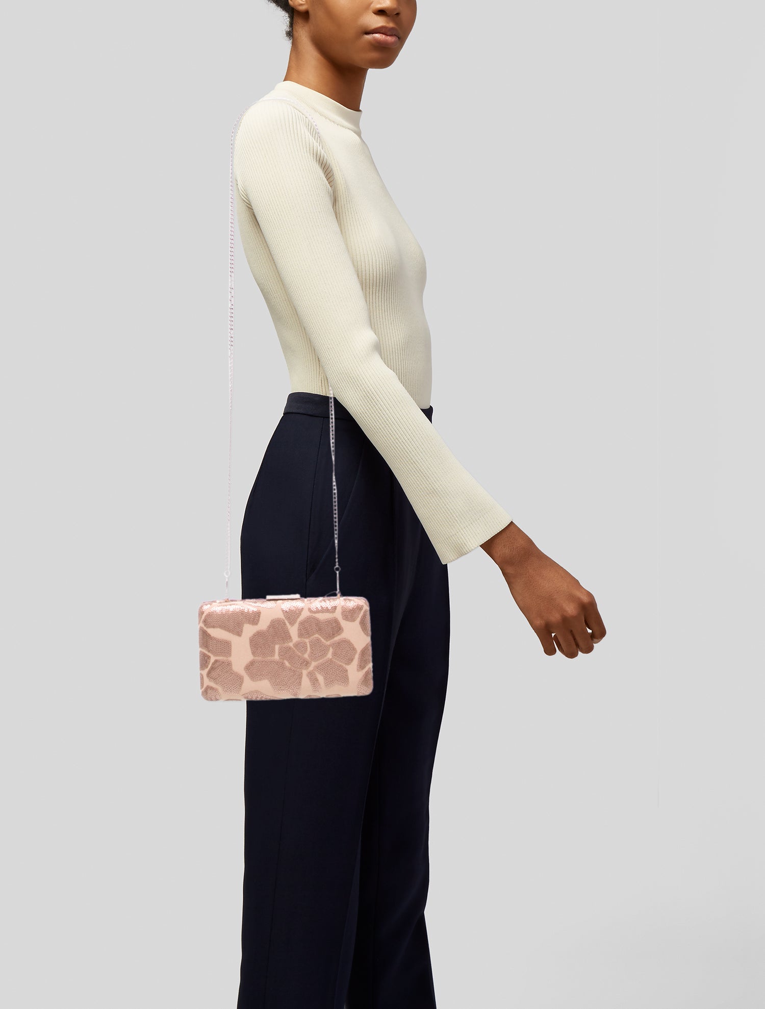 Tadashi Shoji Sequins Minaudière w/ Tags