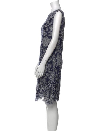 Tadashi Shoji Lace Pattern Knee-Length Dress