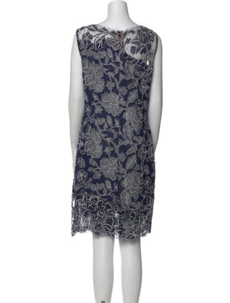 Tadashi Shoji Lace Pattern Knee-Length Dress