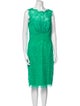 Tadashi Shoji Bateau Neckline Knee-Length Dress