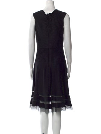 Tadashi Shoji V-Neck Knee-Length Dress