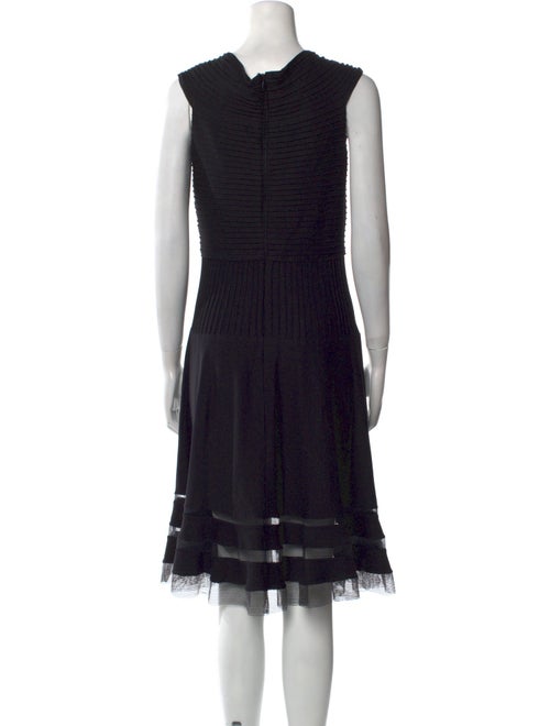 Tadashi Shoji V-Neck Knee-Length Dress