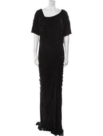 Tadashi Shoji Cowl Neck Long Dress