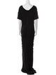 Tadashi Shoji Cowl Neck Long Dress