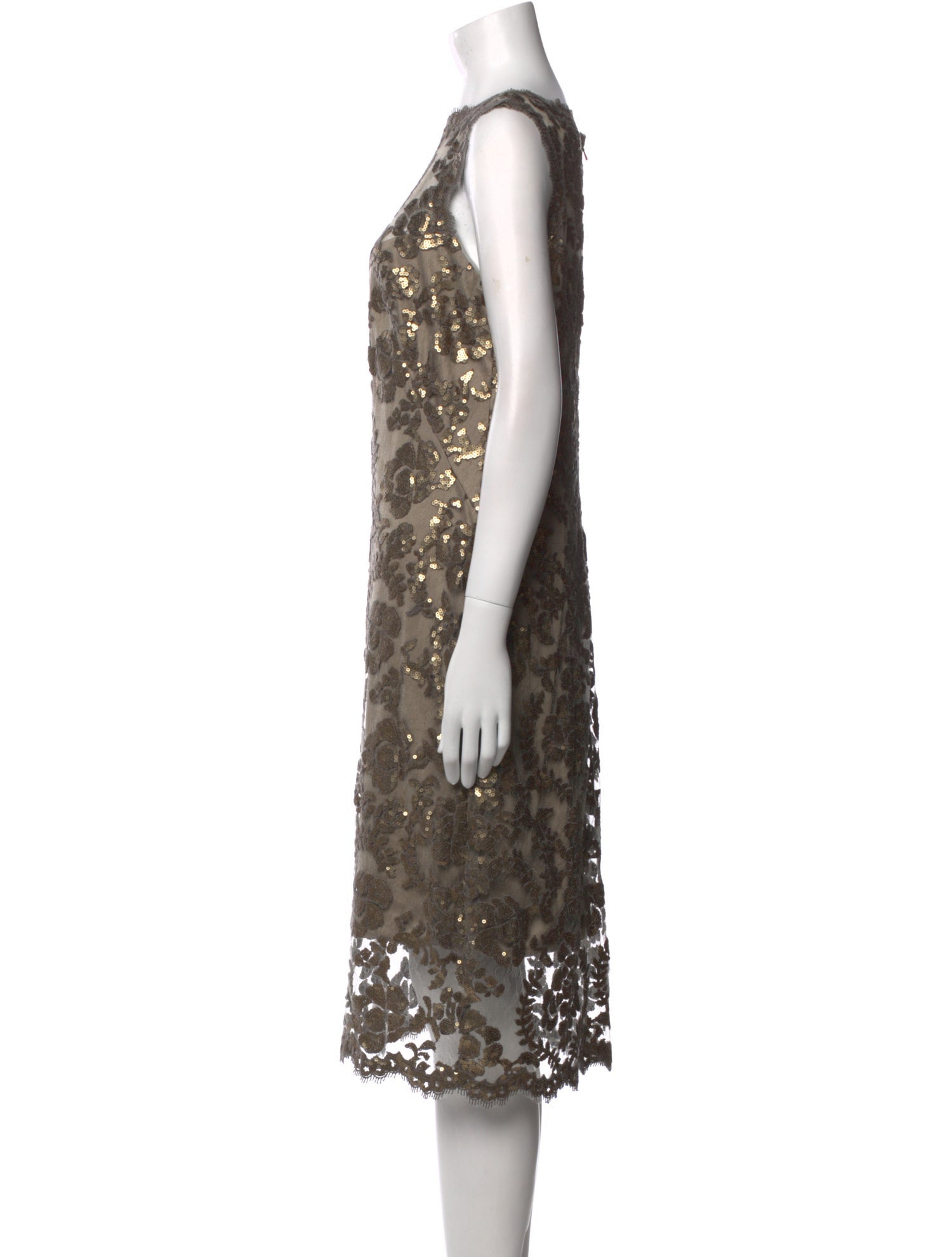 Tadashi Shoji Patterned Knee-Length Dress