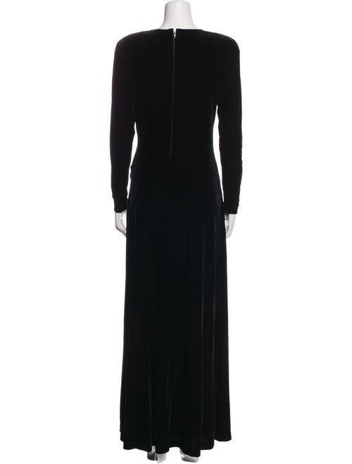 Tadashi Shoji V-Neck Long Dress