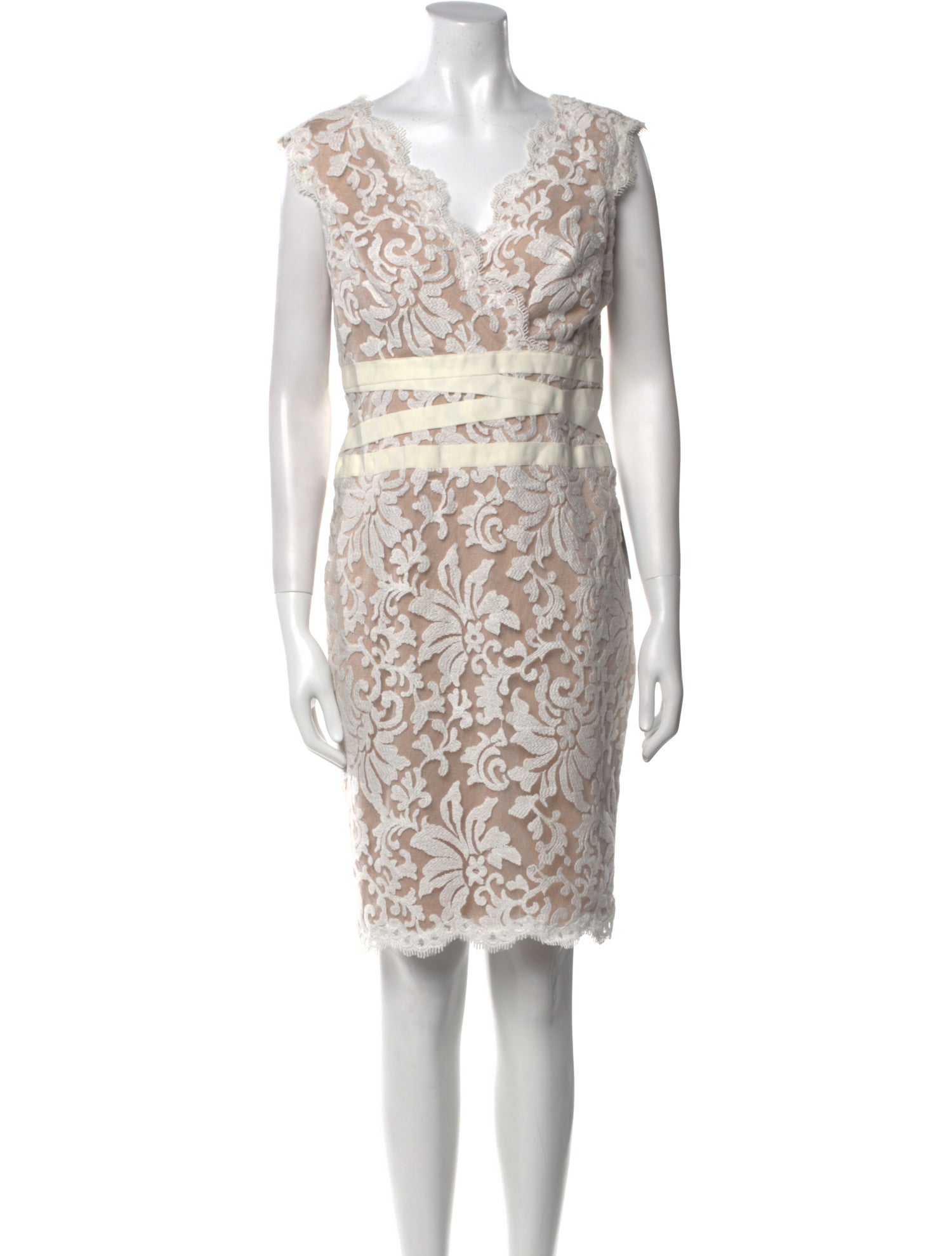 Tadashi Shoji Lace Pattern Mini Dress