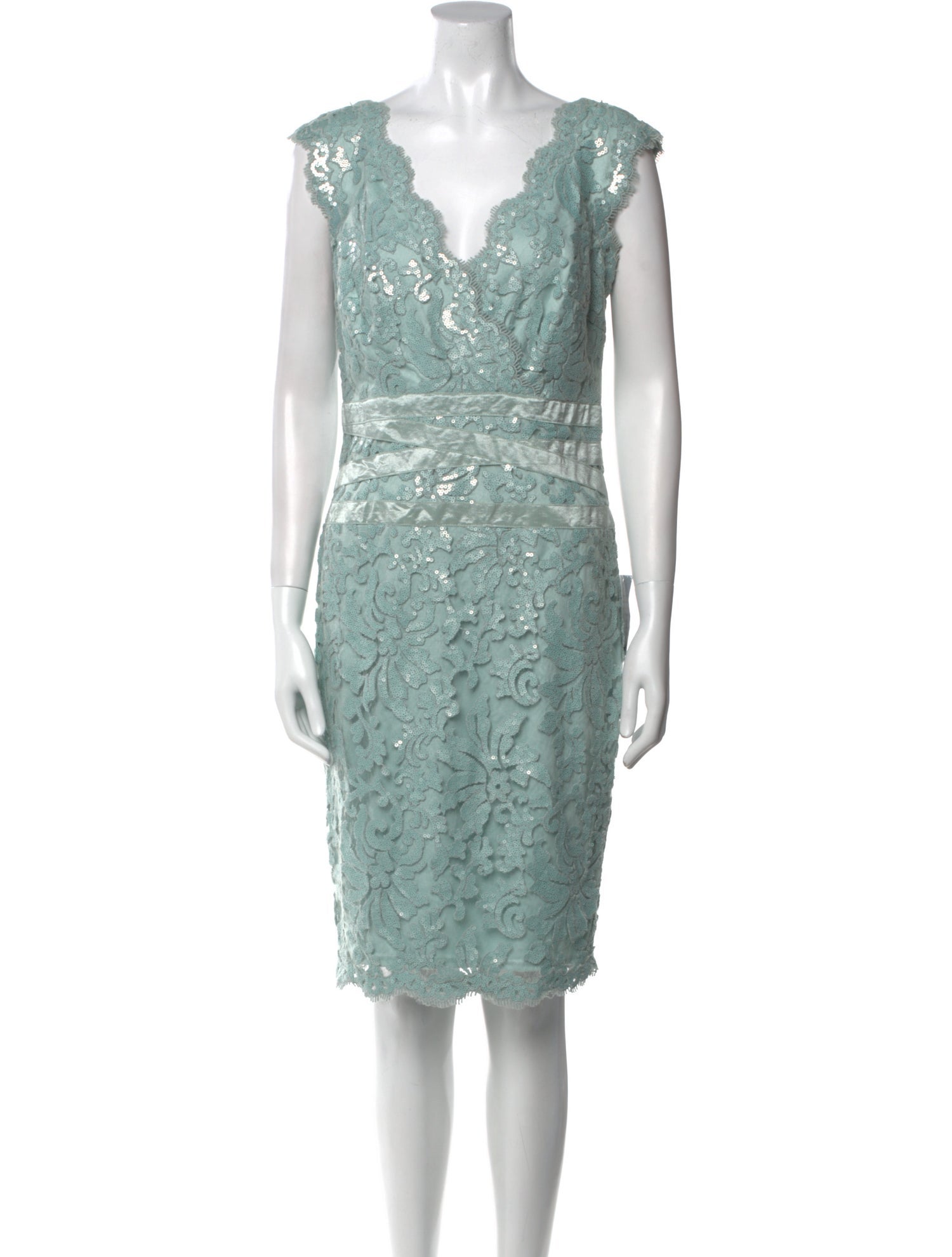 Tadashi Shoji Lace Pattern Mini Dress