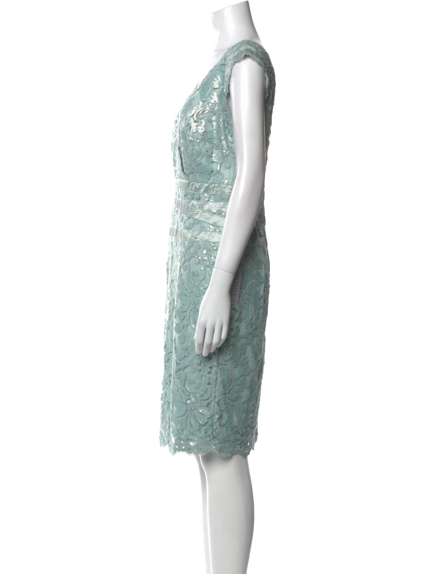 Tadashi Shoji Lace Pattern Mini Dress