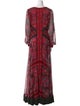 Tadashi Shoji Floral Print Long Dress