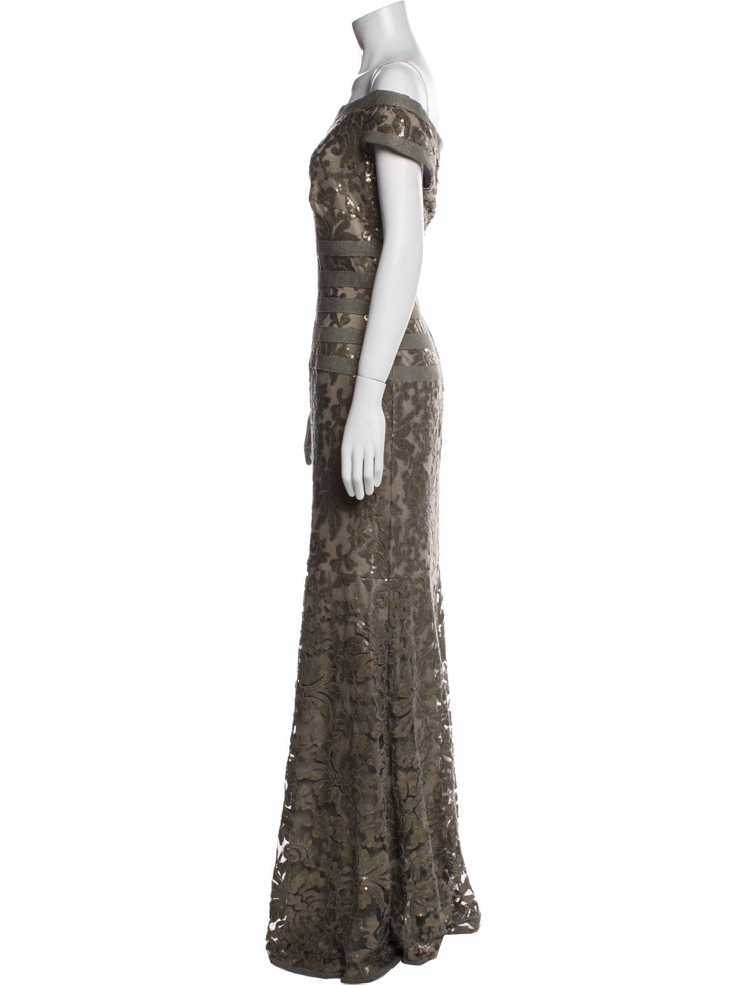 Tadashi Shoji Nylon Long Dress