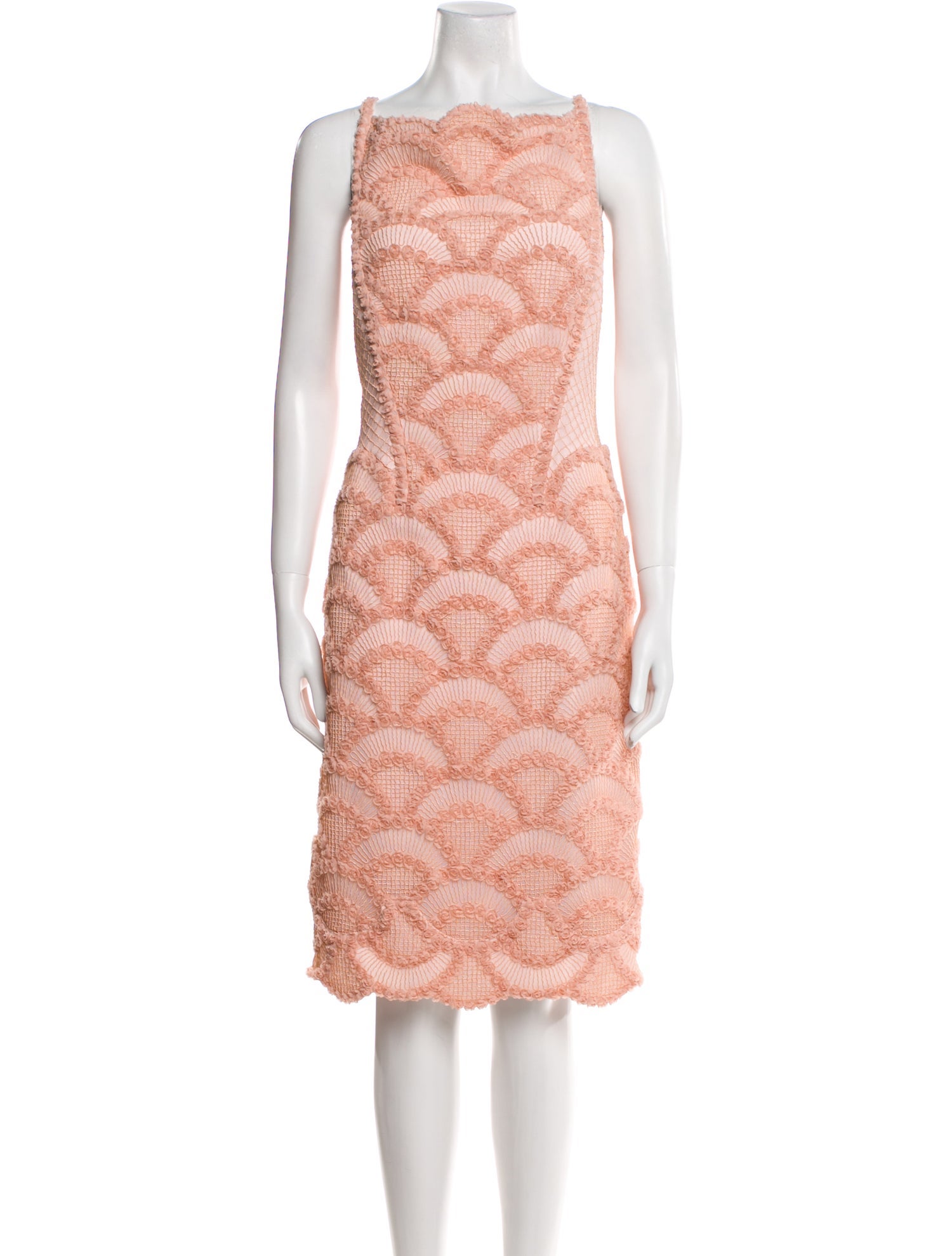 Tadashi Shoji Nylon Midi Length Dress