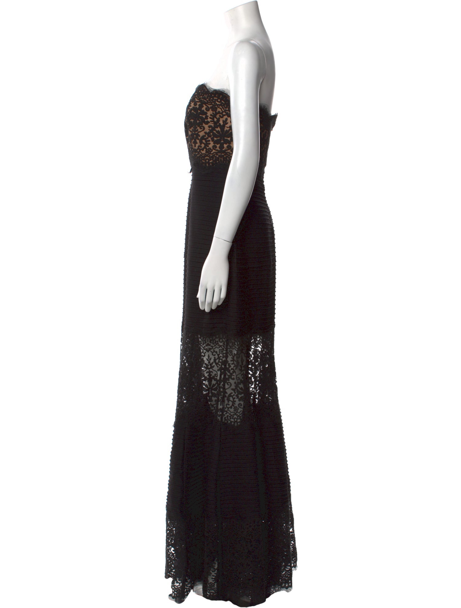 Tadashi Shoji Strapless Long Dress w/ Tags