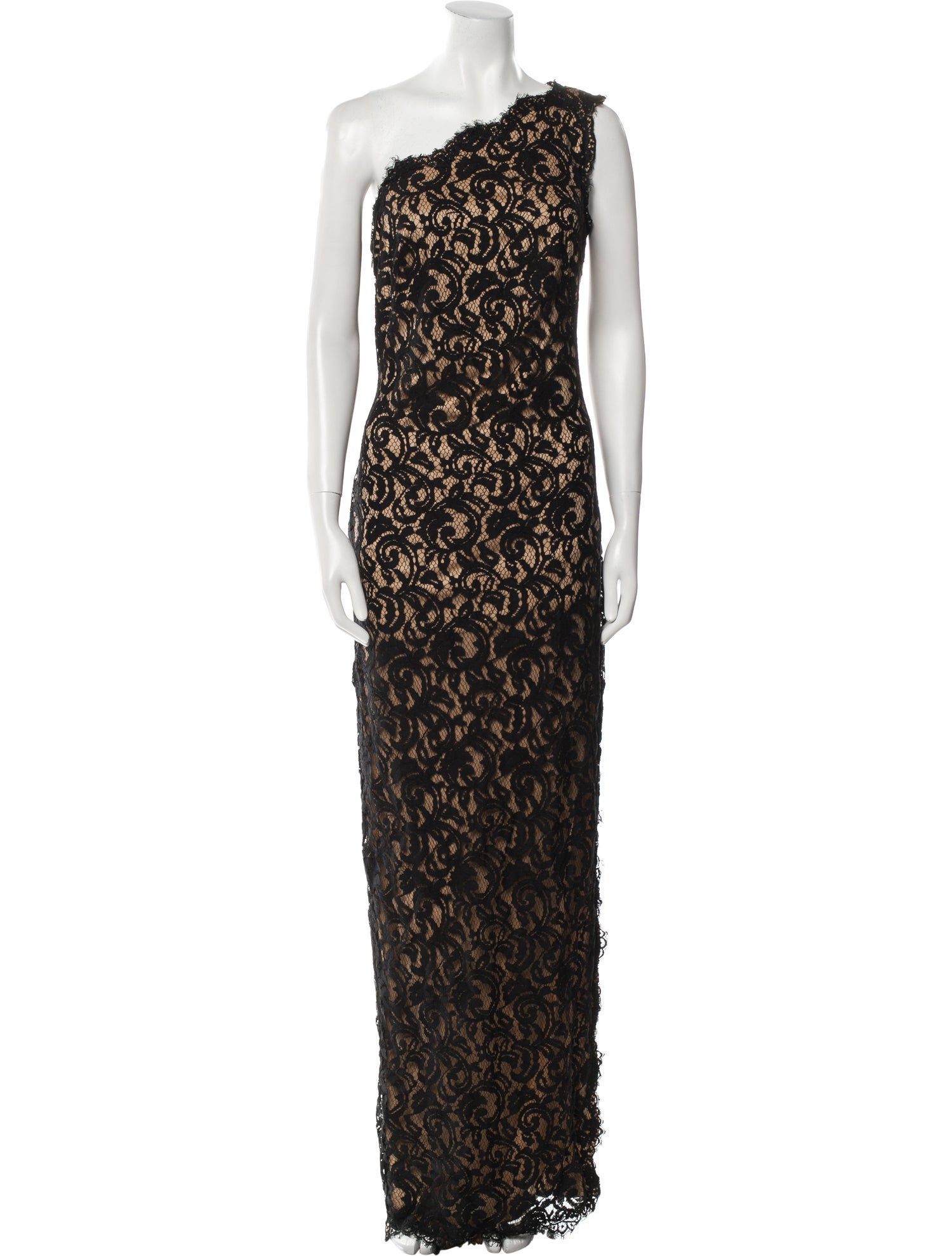 Tadashi Shoji Lace Pattern Long Dress